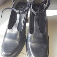 Дамски обувки от естествена кожа на ток № 37, снимка 1 - Дамски обувки на ток - 43923992