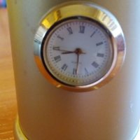 Метален златист моливник с часовник, снимка 8 - Други - 35471350