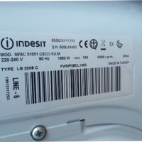 Продавам основна платка за пералня Indesit IWSC 51051, снимка 4 - Перални - 37533874