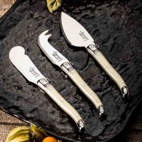 Комплект ножове за сирене Laguiole Style de Vie Premium Pearl, снимка 3 - Прибори за хранене, готвене и сервиране - 43778219