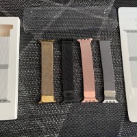 Уникални каишки каишка Milanese Loop Apple Watch 1 2 3 4 5 6 SE 38mm 40mm 42мм 44мм, снимка 2 - Аксесоари за Apple - 32492176