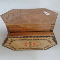 Шестоъгълна дървена кутия 22 х 12 х h 6 см. , снимка 4 - Други стоки за дома - 36914298