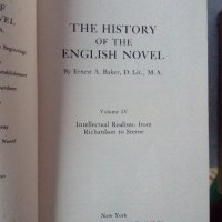 История на английския роман - осем тома The History of the English Novel , снимка 8 - Чуждоезиково обучение, речници - 26958601