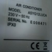 Климатик  Fujitsu ASY-G 12 LUCA , 12000 BTU , Клас A++, снимка 3 - Климатици - 43250841