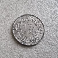 Монети. Швейцария. 2 ,1 , 1/2  франка  и 1 , 5 , 10, 20  рапена. 7 бройки. , снимка 5 - Нумизматика и бонистика - 36789136