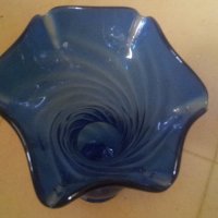 Синя ваза, снимка 6 - Вази - 27294194