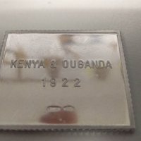 Сребърна плочка Kenya&Ouganda 1922, снимка 4 - Нумизматика и бонистика - 38865227