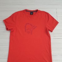 NORRONA Cotton Logo Mens Size S ОРИГИНАЛ! Мъжка Тениска!, снимка 1 - Тениски - 37214414