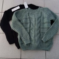 Дамски изчистен пуловер в 6 цвятя, снимка 1 - Блузи с дълъг ръкав и пуловери - 34760359