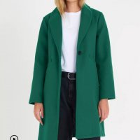 НОВО! Дамско зелено палто М размер, снимка 1 - Палта, манта - 39345440