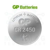 GP Бутонна батерия CR2450 Lithium 3 V (5 бр.) CR 2450, снимка 4 - Друга електроника - 43063731