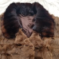 Дамско палто естествен косъм размер ХЛ, снимка 5 - Палта, манта - 43743660