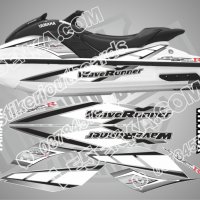 Комплект стикери за джет Yamaha GP1200R silver version, снимка 1 - Аксесоари и консумативи - 40697575
