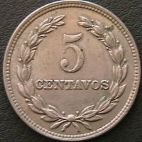5 центаво 1972, Салвадор, снимка 1 - Нумизматика и бонистика - 28295752