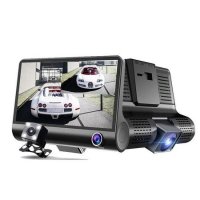 Видеорегистратор VR-108, 3бр камери , Черен, снимка 2 - Аксесоари и консумативи - 27288256