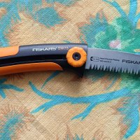 Градински сгъваем трион FISKARS с 16 см. дължина на острието. Нов., снимка 1 - Градински инструменти - 43436494