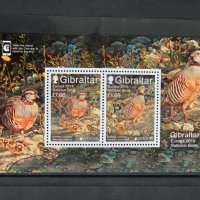 624.  Гибралтар 2019 ~ “ Фауна. Europa stamps- Birds. Местни птици”,**,MNH , снимка 1 - Филателия - 33482400