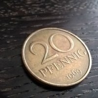 Монета - Германия - 20 пфенига | 1969г., снимка 1 - Нумизматика и бонистика - 32413042
