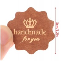 лист 12 лепенки handmade For You с корона за подарък сувенир ръчна изработка самоалепващи, снимка 2 - Други - 33099453