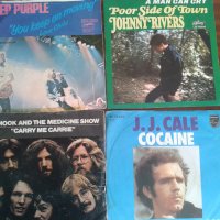 Малки Плочи Deep Purple, Johnny Rivers, J.J.Cale, Dr.Hook & The Medicine Show, снимка 1 - Грамофонни плочи - 43951936