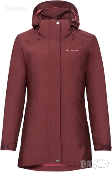 дамско зимно дебело яке от две части, VAUDE, цвят чери, размер 3XL/48, снимка 1
