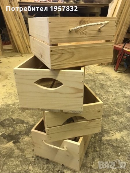 Малки декоративни щайги ръчна изработка различни модели, снимка 1