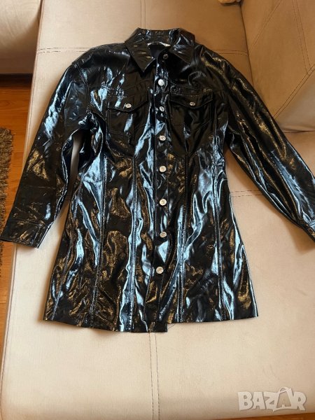 Лачена - латексова рокля на Zara !, снимка 1