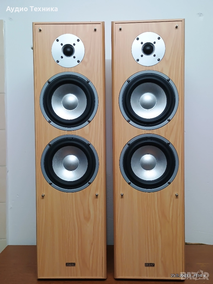 Двулентови неразличими от нови немски тонколони MOHR SL 10. Брутален бас! , снимка 1