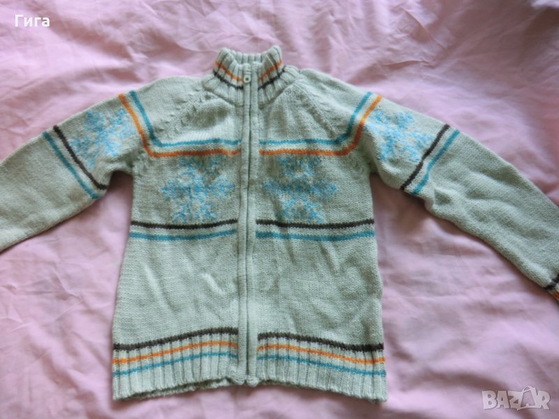 Жилетка със снежинки 50%вълна, снимка 1