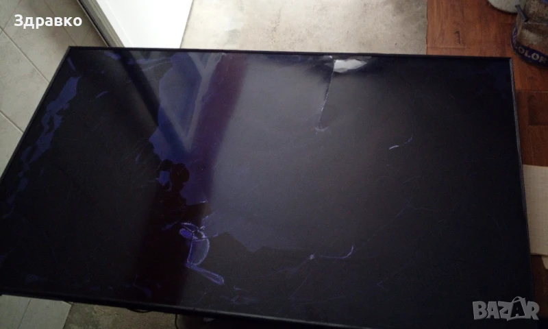 Телевизор Samsung UE55J5500AW 55" със счупен дисплей, снимка 1