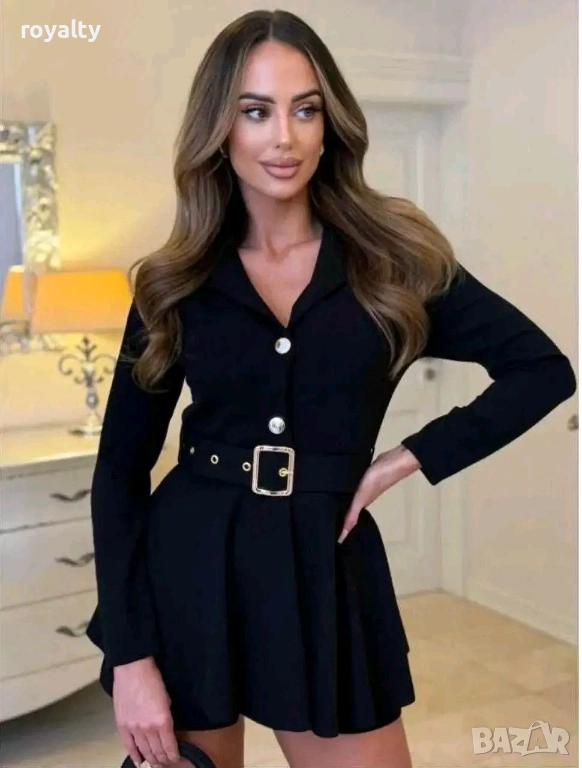 Дамски Черен Гащеризон , снимка 1