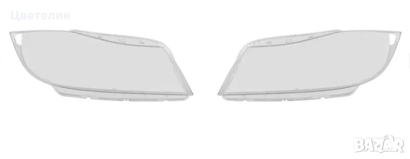 Комплект Стъкла за фар фарове BMW E90 E91 ляво и дясно stykla, снимка 1