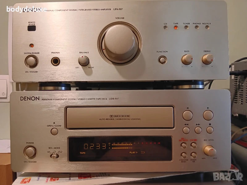 DENON UPA-F07 & UDR-F07 усилвател и дек, снимка 1