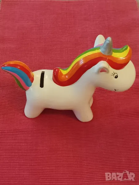 Керамична касичка Еднорог. , снимка 1