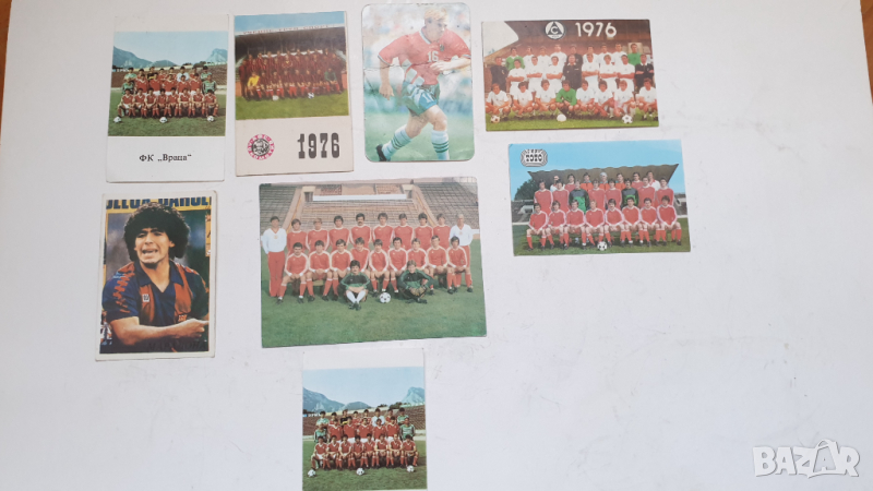 лот футболни календарчета, снимка 1