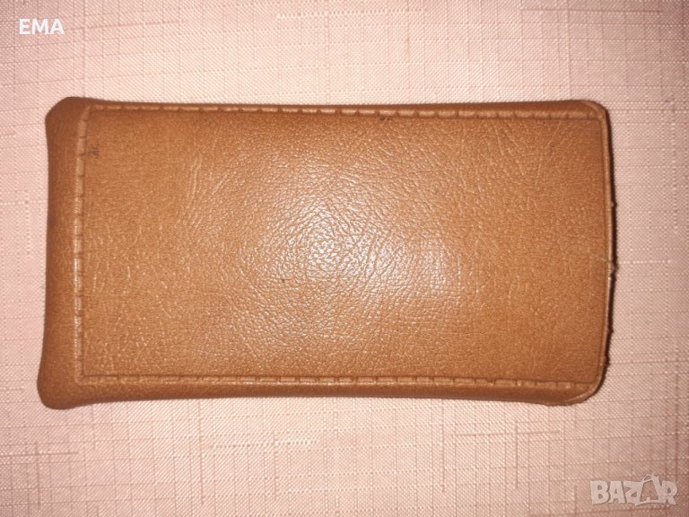 Стари калъфи-несесери Соц:Кожа за ЕЛКА,коприна, комплект, снимка 1