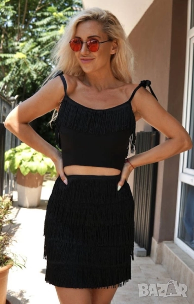 дамски комплект топ и пола, снимка 1