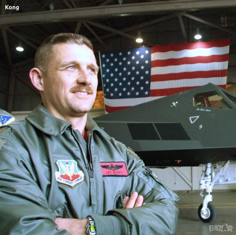 Пилотско яке Air Force USA F-4 Phantom II бомбър Pilots Military естествена кожа манто Milan  , снимка 1