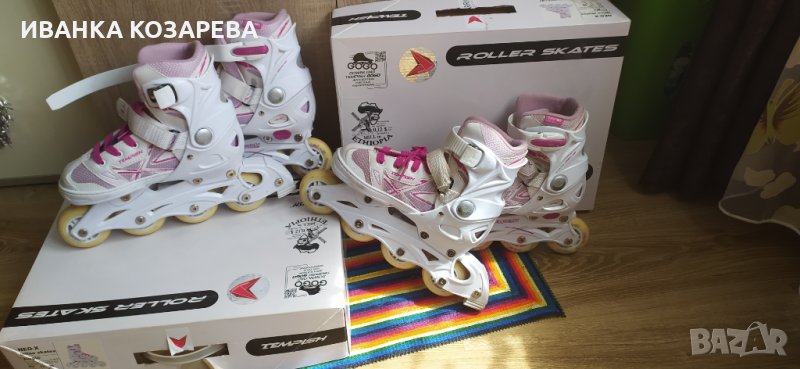 ДЕТСКИ РЕГУЛИРУЕМИ РОЛЕРИ 33-36 , снимка 1