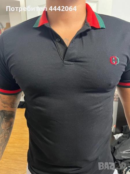 Мъжка тенискс с яка, снимка 1