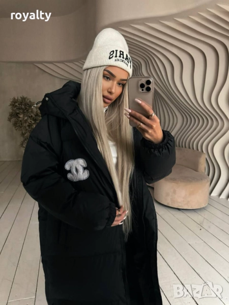 Ch🅰️nel Зимно Черно Дамско Яке , снимка 1