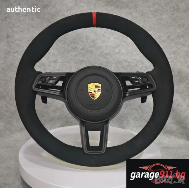 Алкантара Волан Порше Porsche GT3 911 Cayenne Cayman Panamera Carrera Boxter 991 997, снимка 1