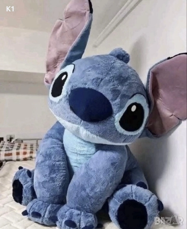 Гиганстски Плюшен син Стич 140см с БЕЗПЛАТЕН подарък изненада , снимка 1