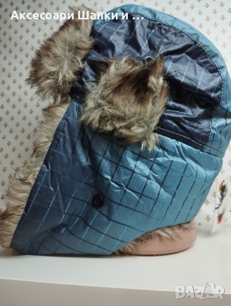 Мъжка шапка ушанка- мпш51, снимка 1