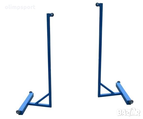 Комплект от две стойки за бадминтон мобилни и олекотени нови. Мрежа може да се поръча допълнително. , снимка 1