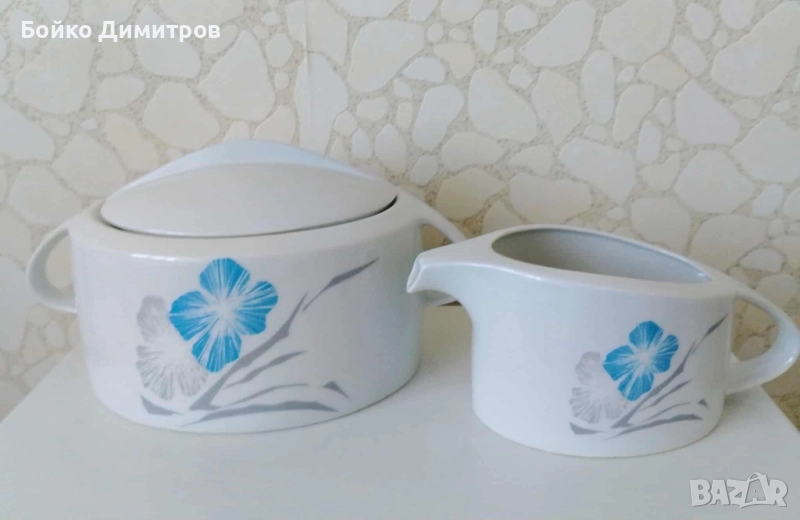 Супник с вместимост 2 л. и сосиера, снимка 1