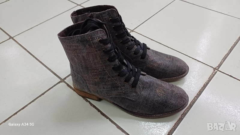 41-42 размер,боти от естествена кожа на Josef Siebel, снимка 1