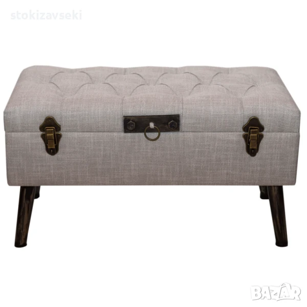 Табуретка тип куфар, 3 цвята, снимка 1