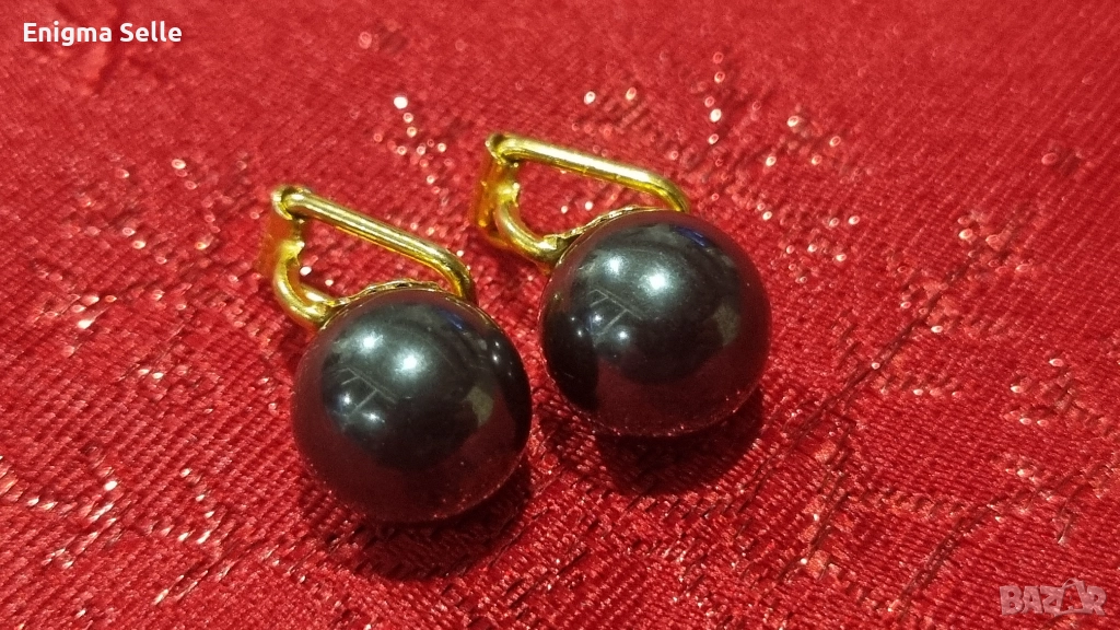 Винтидж обеци с перли, снимка 1