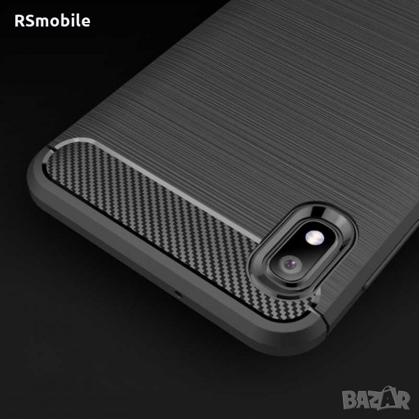 Samsung Galaxy A10 - Силиконов Кейс Гръб CARBON, снимка 1